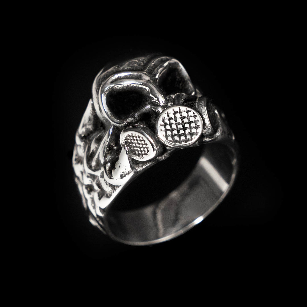 Toxic Gas Mask Ring by Personal Fears