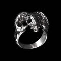Goat Head Baphomet Ring Rings Personal Fears Personal Fears Goat Head Baphomet Ring | Devil Rings | Punk rings