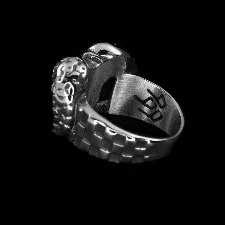 Personal Fears ring Goat Head Baphomet Ring Stainless Steel Jewelry