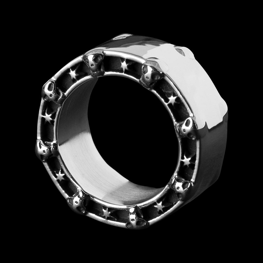 Head Honcho Ring - Stainless Steel Rings Personal Fears Personal Fears Head Honcho Ring | Statement Jewelry Men | Big Skull Ring