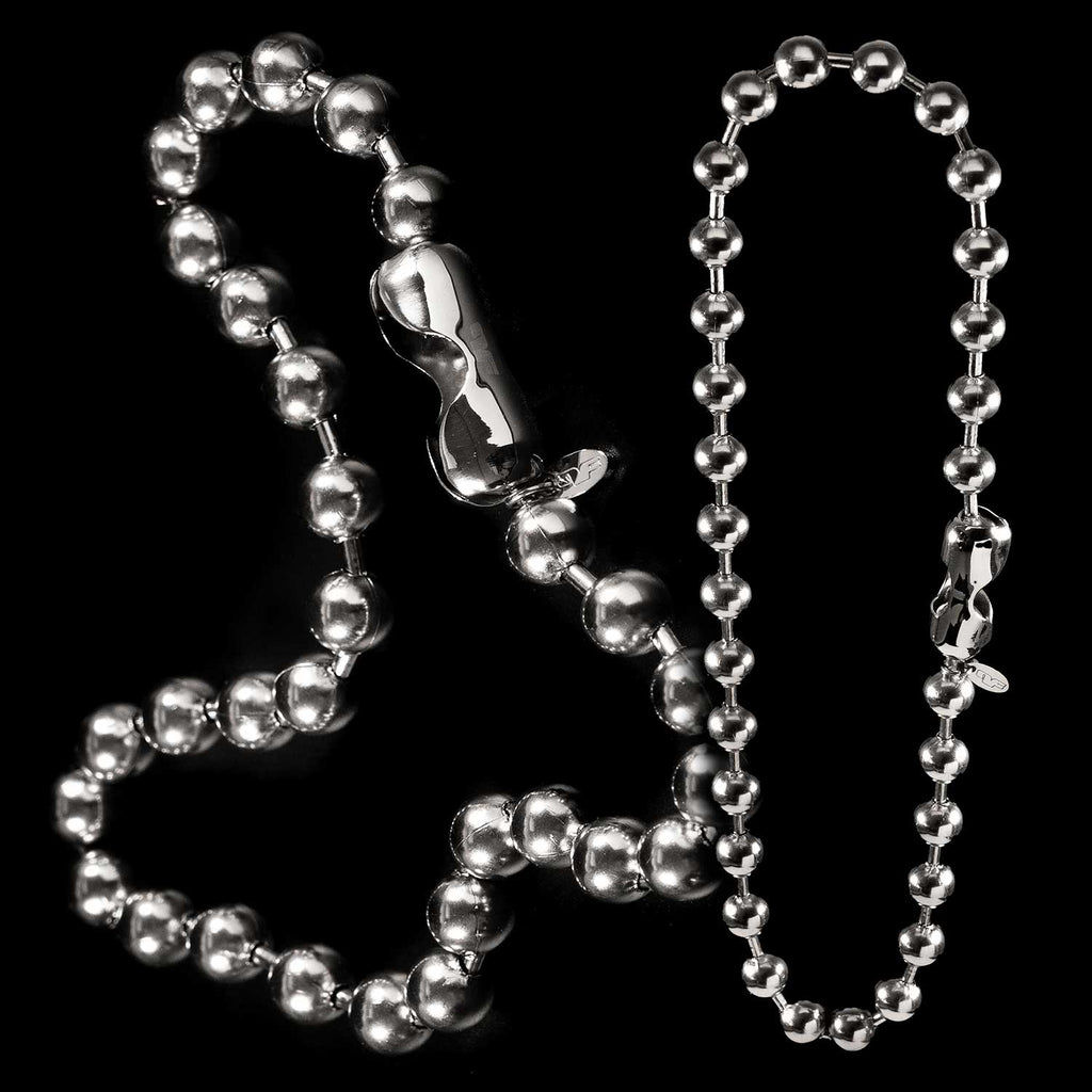 Big ol' Ball Chain | 10mm Ball Necklace | y2k Jewelry Silver Big ol' Ball Chain | 10mm Ball Necklace | y2k Jewelry Silver