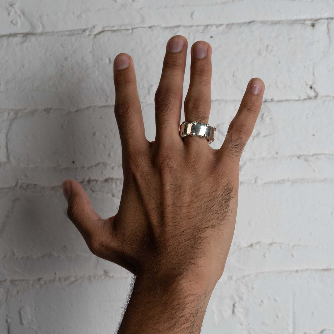 Head Honcho Ring - Sterling Silver Rings FEARS 925 Personal Fears Head Honcho Ring | Luxury Jewelry Men | Big Sterling Silver Ring