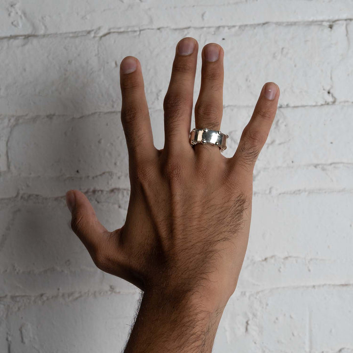 Head Honcho Ring - Sterling Silver Rings FEARS 925 Personal Fears Head Honcho Ring | Luxury Jewelry Men | Big Sterling Silver Ring
