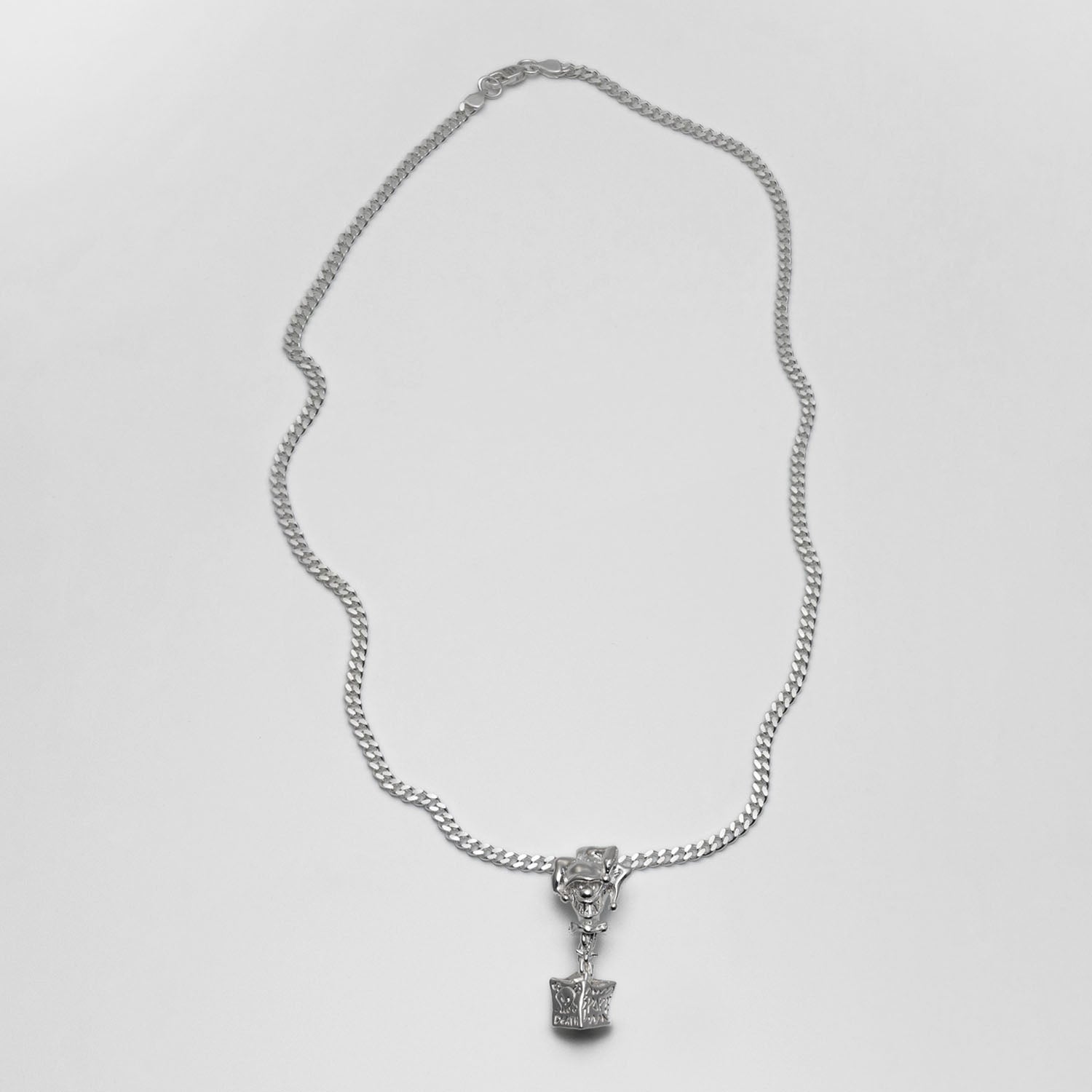 Jack In The Box Pendant - Sterling Silver Necklaces FEARS 925 Personal Fears Jack In The Box Pendant | Mens Luxury Necklace | Goth Jewelry