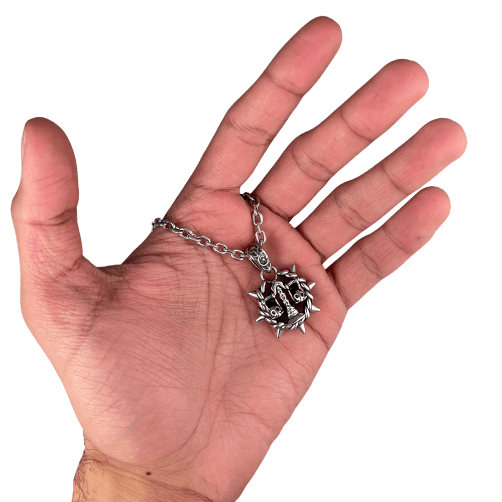 Libra Necklace Pendant - In Hand - Personal Fears