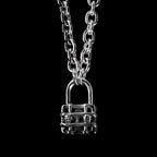 Locked Up Pendant Chain - ltd edition chain Personal Fears Personal Fears Locked Up Pendant Chain | Lock Necklace | Padlock Chain