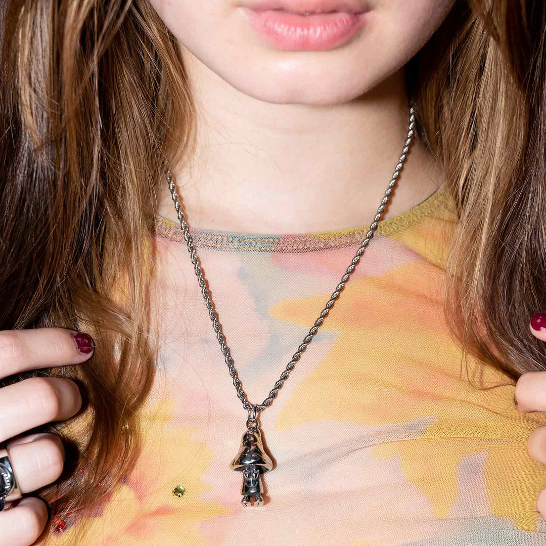 Stoney Shroom Pendant Chain