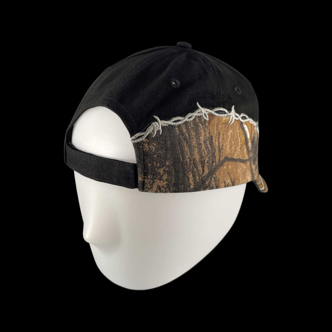 Crossbones Realtree Hat - Black / Brown