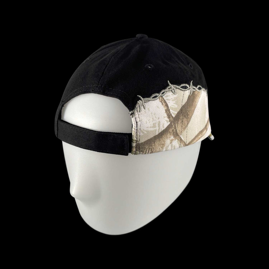 Crossbones Realtree Hat - Black / White Hats Personal Fears Personal Fears Crossbones Realtree Hat - Black / White