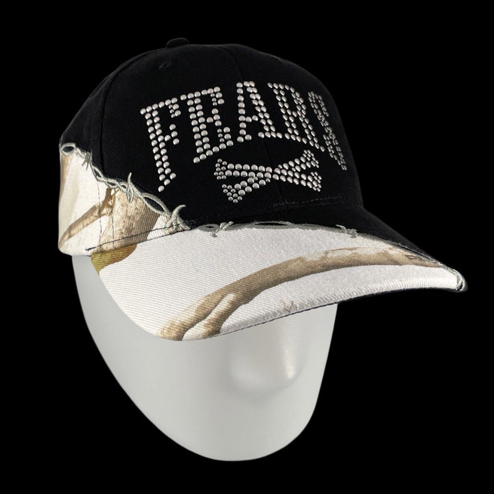 Crossbones Realtree Hat - Black / White Hats Personal Fears Personal Fears Crossbones Realtree Hat - Black / White