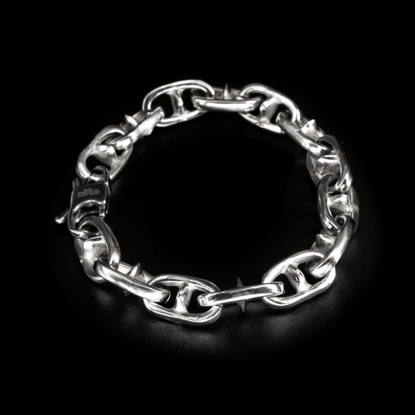 ★未使用級★ discovered anchor chain bracelet Anchor Chain Silver Bracelet - Pacific NW Boater TESTED