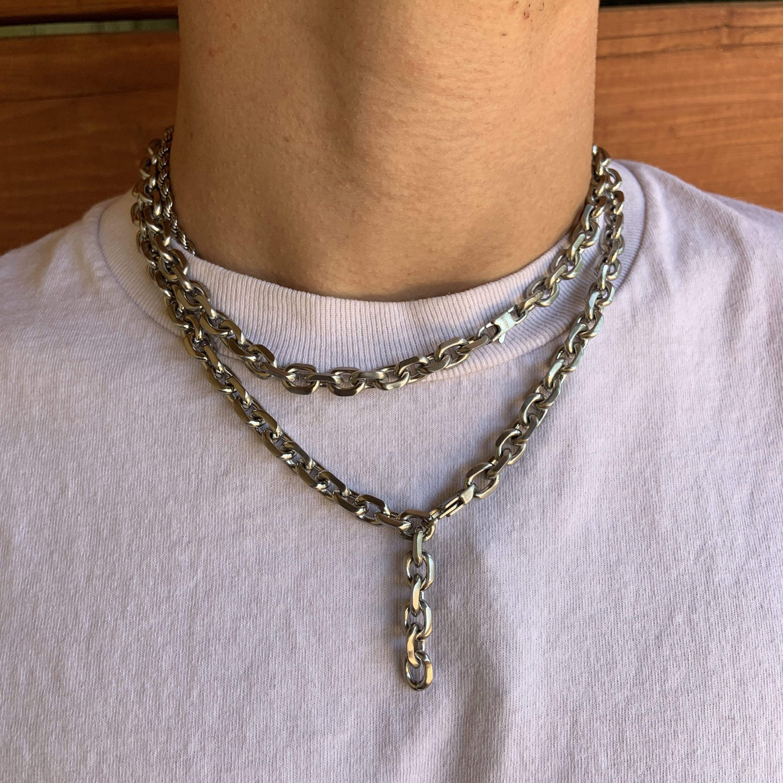 Razor Chain chain Personal Fears Personal Fears Stainless Steel Chain | Razor Chain - 18" & 22" Guys Chain