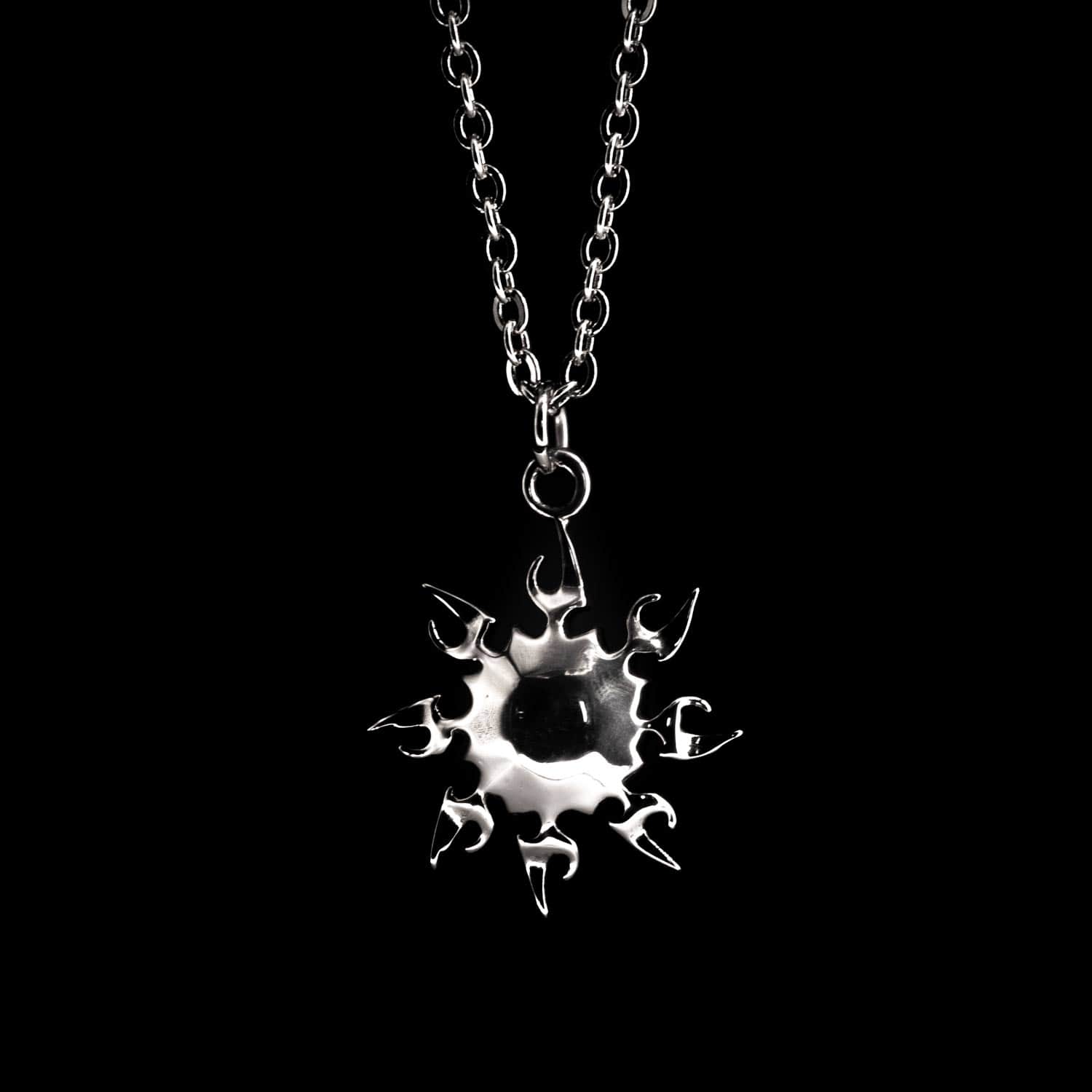 Tribal Sun Pendant Chain chain Personal Fears Personal Fears Tribal Sun Pendant Chain | 90s Jewelry | Alt Jewelry
