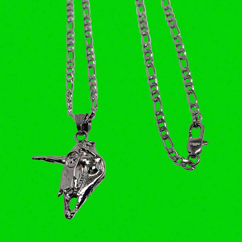 Unicorn Skull Pendant Chain chain Personal Fears Personal Fears Unicorn Skull Pendant Necklace | Fantasy Jewelry | Personal Fears