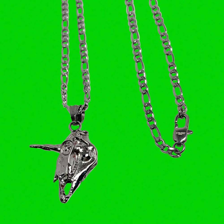 Unicorn Skull Pendant Chain chain Personal Fears Personal Fears Unicorn Skull Pendant Necklace | Fantasy Jewelry | Personal Fears