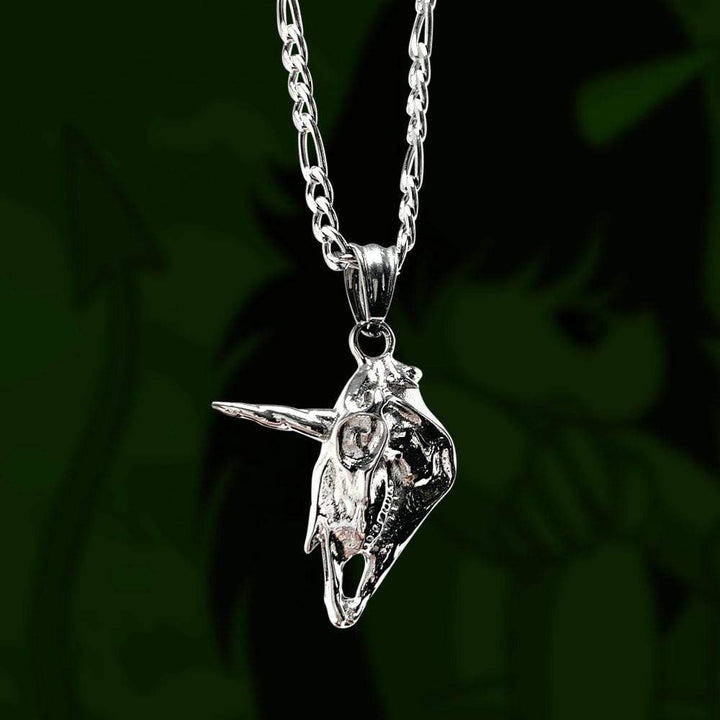 Unicorn Skull Pendant Chain chain Personal Fears Personal Fears Unicorn Skull Pendant Necklace | Fantasy Jewelry | Personal Fears