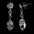 Brain Saw Earrings earring Personal Fears Personal Fears Dangle Earrings for Men - Brain Saw Stainless Steel