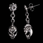 Brain Saw Earrings earring Personal Fears Personal Fears Dangle Earrings for Men - Brain Saw Stainless Steel