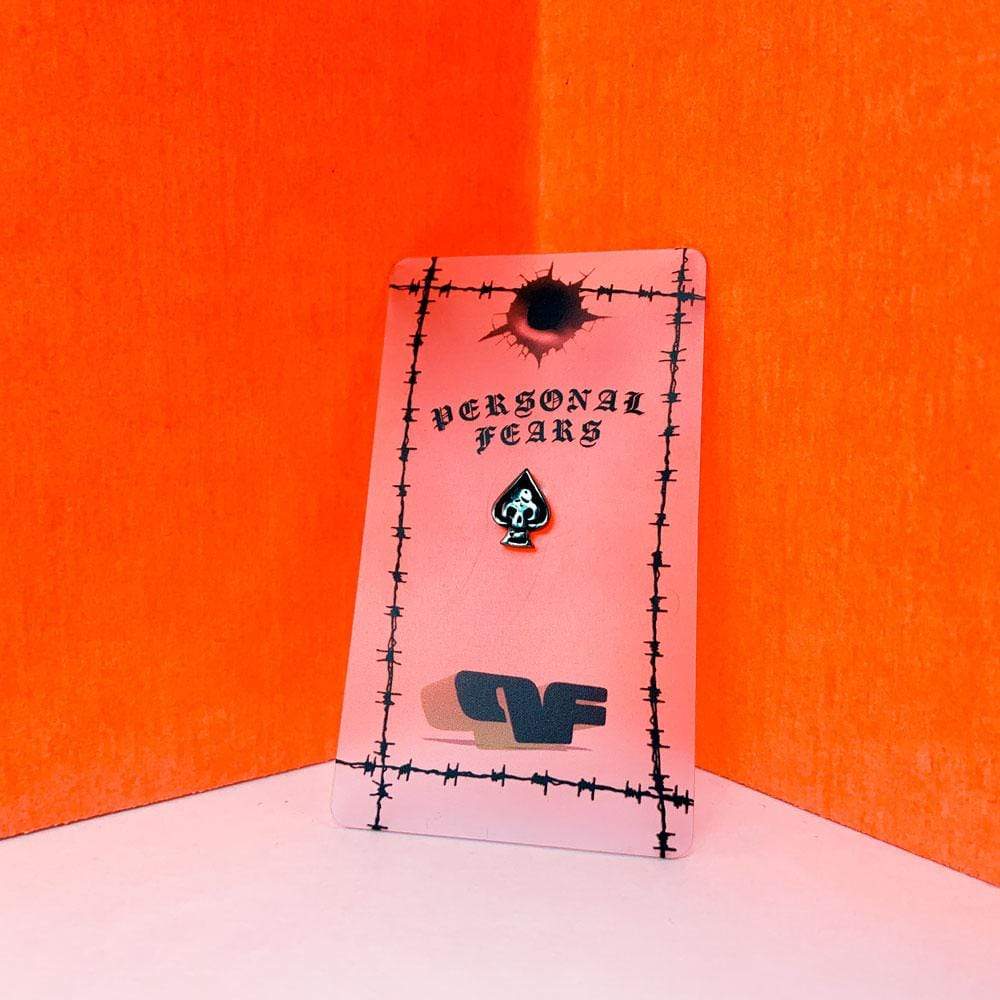 Personal Fears earring Skull Spade Earring Stainless Steel Jewelry