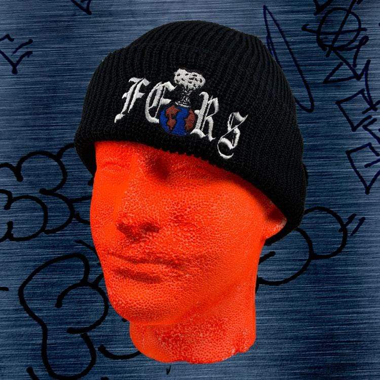 Personal Fears Hat Bombed Earth - Embroidered Beanie Stainless Steel Jewelry