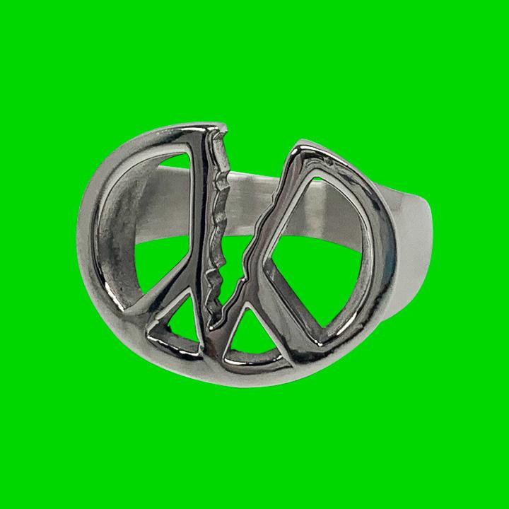 Personal Fears ring No Peace Ring Stainless Steel Jewelry
