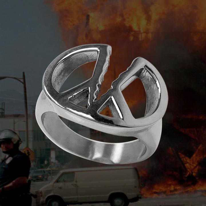 Personal Fears ring No Peace Ring Stainless Steel Jewelry