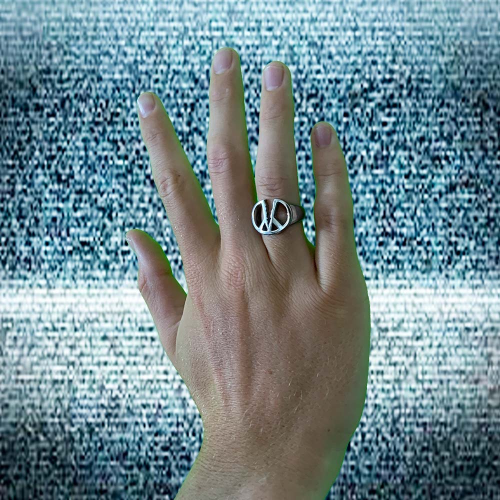Personal Fears ring No Peace Ring Stainless Steel Jewelry