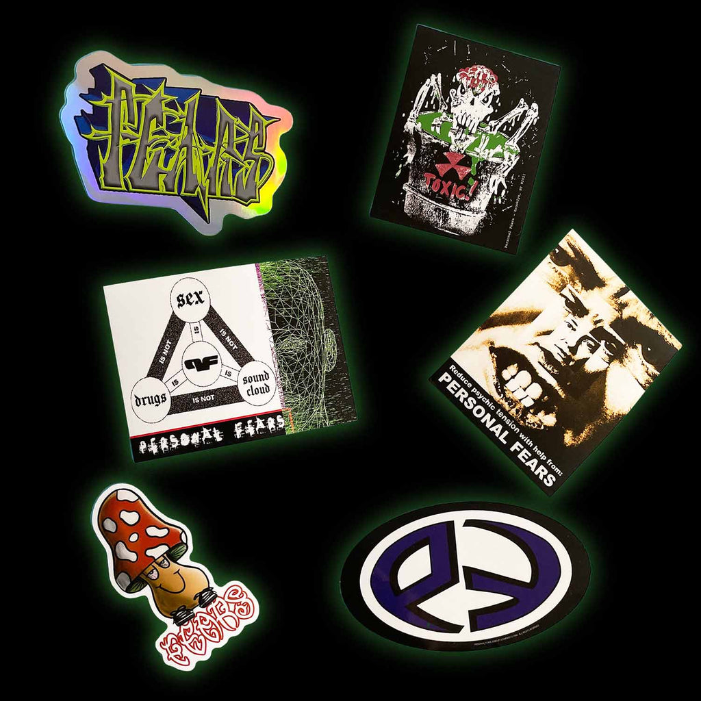 Sticker Pack V stickers Personal Fears Personal Fears Sticker Pack V Skate Stickers