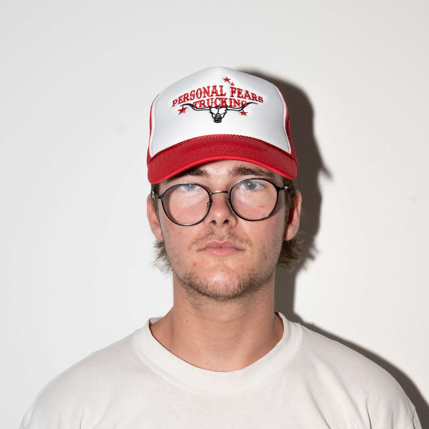 embroidered trucker hat