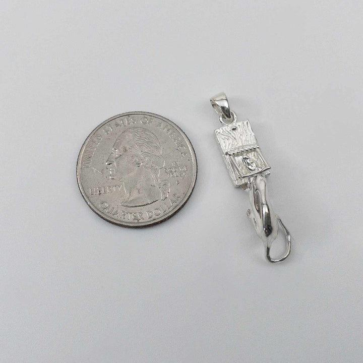 Size Comparison - Rat Trap Pendant - FEARS 925 by Personal Fears