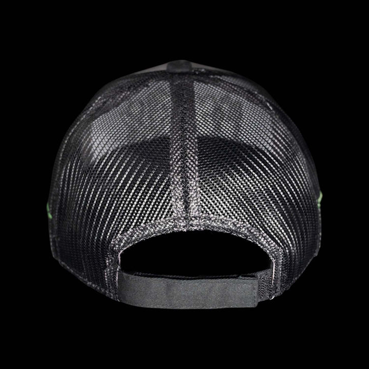 Ray Gun Hat - Gray / Green Hats Personal Fears Personal Fears Ray Gun Hat | Gray / Green Tribal Flame Hat | Personal Fears