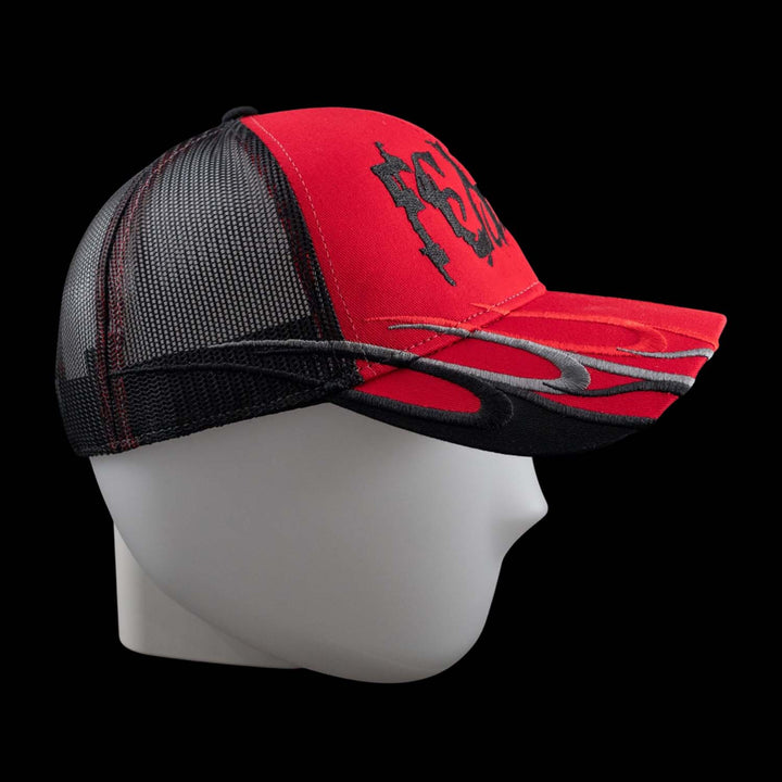 Ray Gun Hat - Red / Black