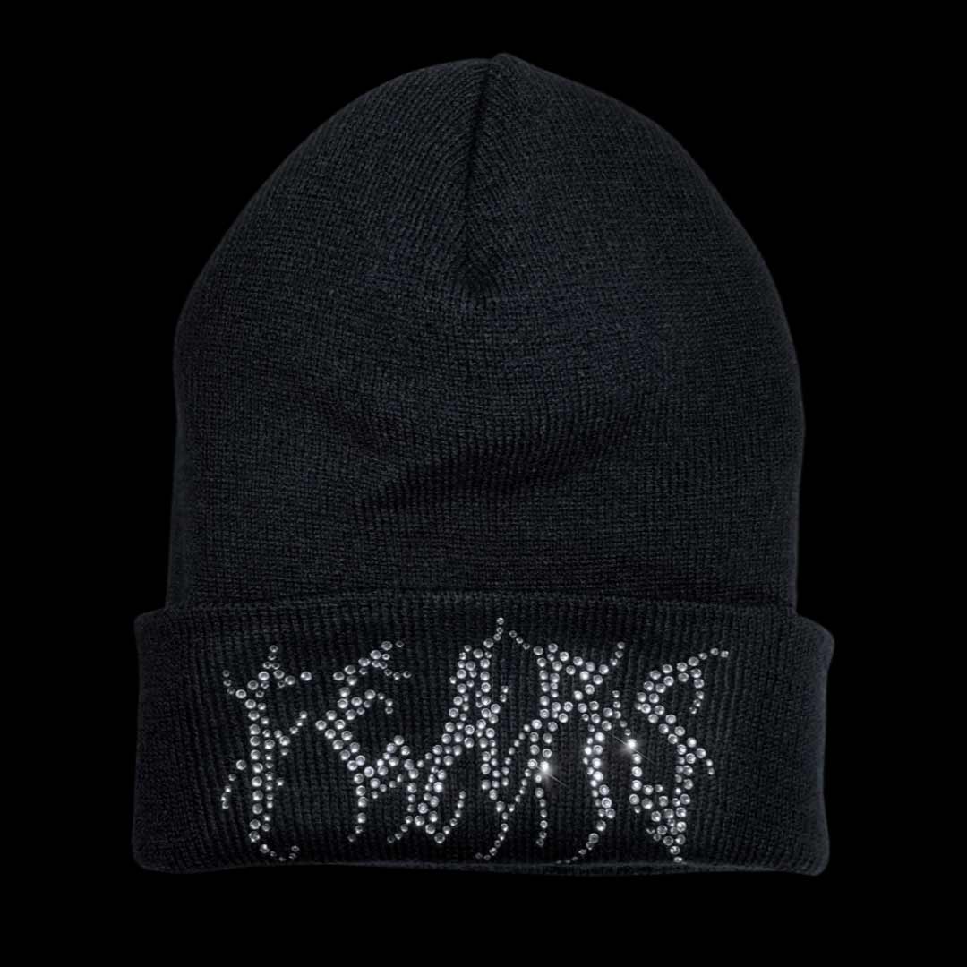 Rhinestone Beanie - Limited Release Hat Personal Fears Personal Fears Rhinestone Beanie | Skater Hats | Rhinestone Hat