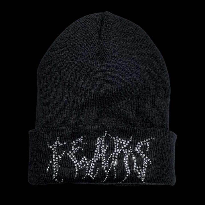 Rhinestone Beanie - Limited Release Hat Personal Fears Personal Fears Rhinestone Beanie | Skater Hats | Rhinestone Hat