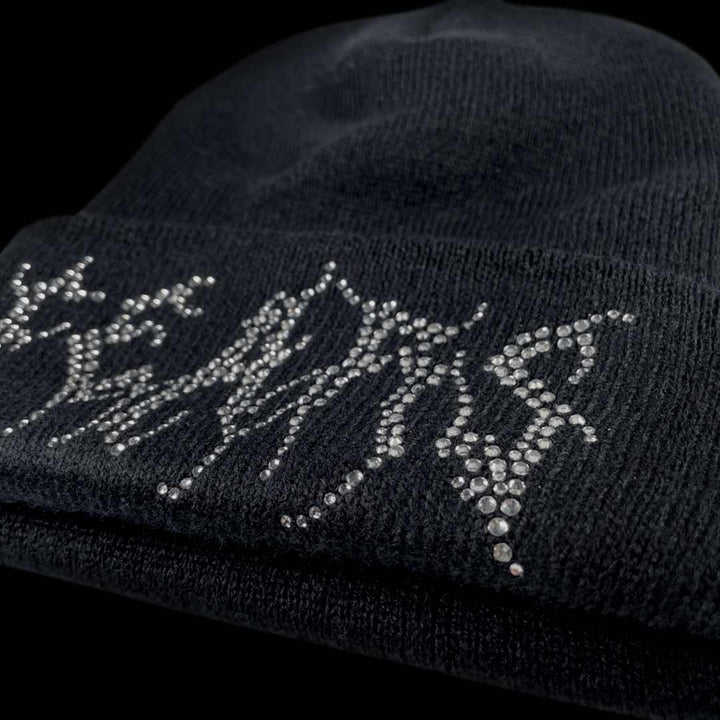 Rhinestone beanie personal fears Detail 2