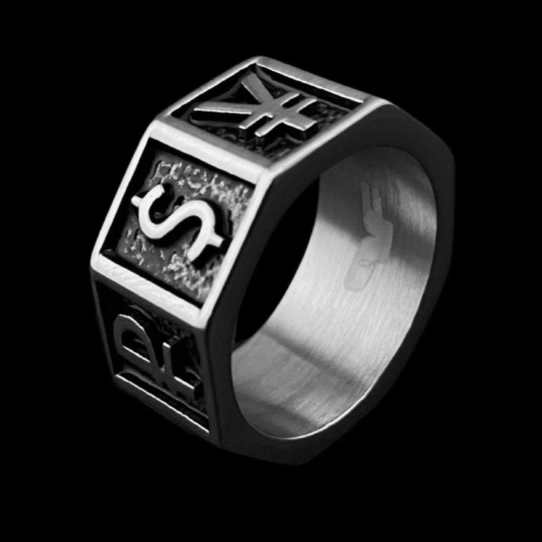 Root of All Evil Ring ring Personal Fears Personal Fears Root of All Evil Ring | Dollar Sign Ring | Personal Fears