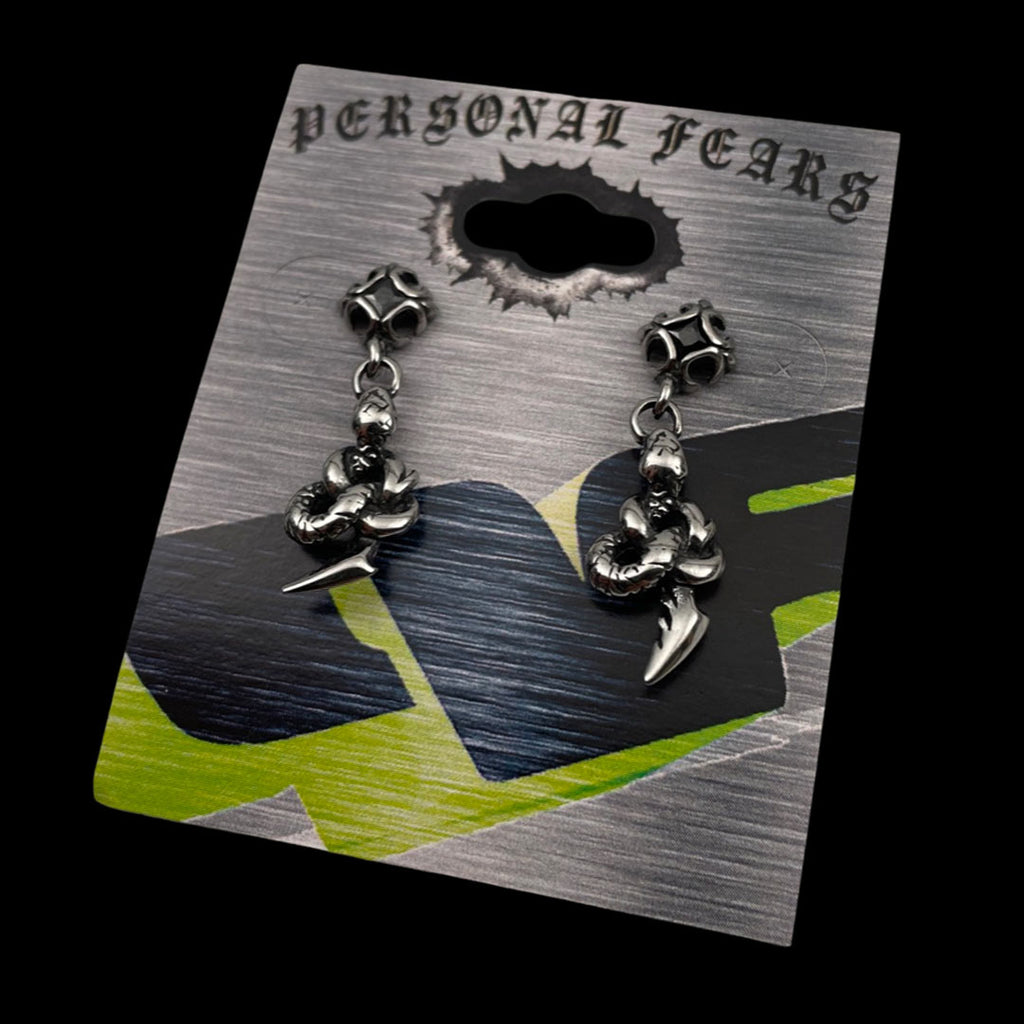 Snake Charm Earring earring Personal Fears Personal Fears Snake Charm Earring - Cool Earrings - Stainless Steel