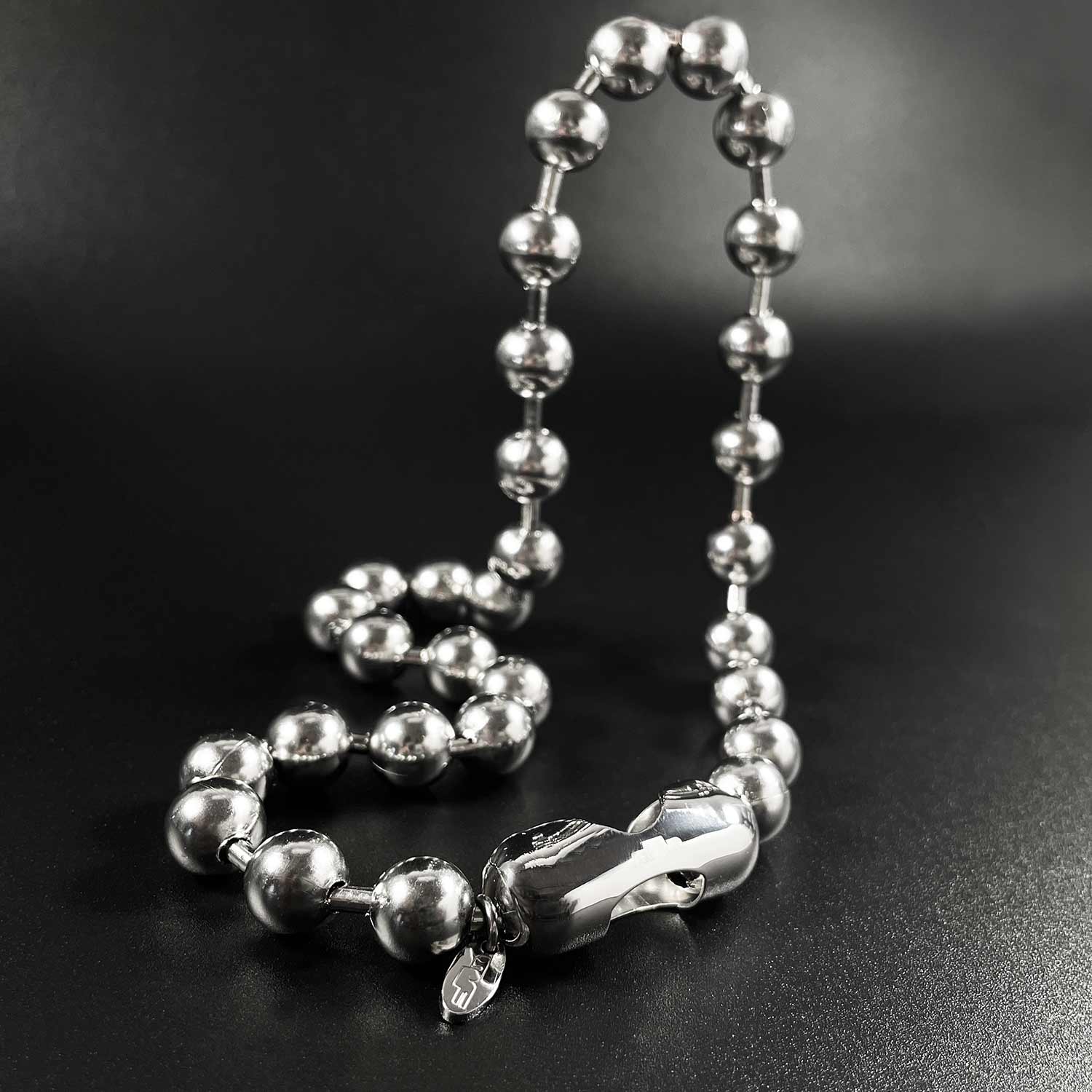 Big ol' Ball Chain - 10mm Necklaces Personal Fears Personal Fears Big ol' Ball Chain | 10mm Ball Necklace | y2k Jewelry Silver | 90s Necklace