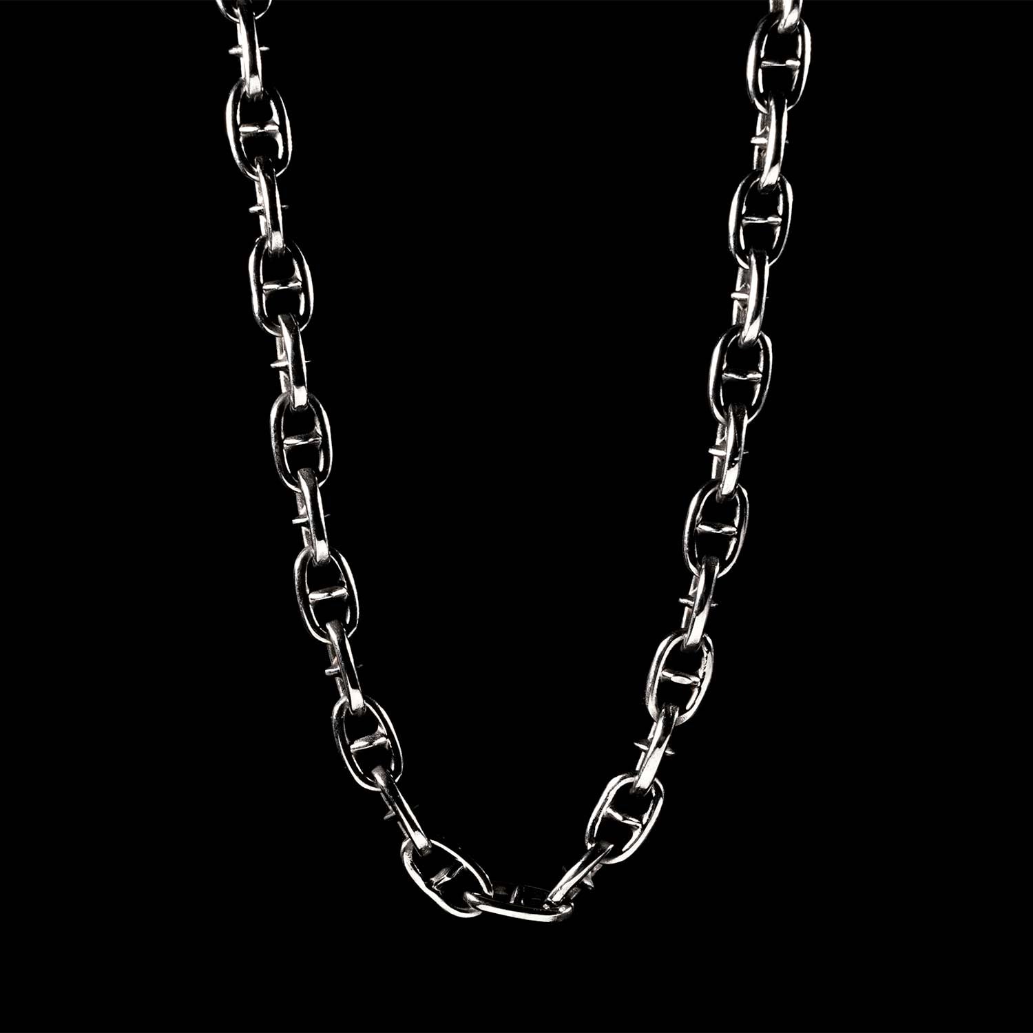 Spiked Anchor Chain Necklace