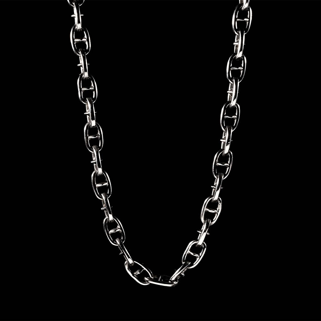 Spiked Anchor Chain Necklace Necklaces Personal Fears Personal Fears Spiked Anchor Chain Necklace | Punk Necklace | Punk Jewelry