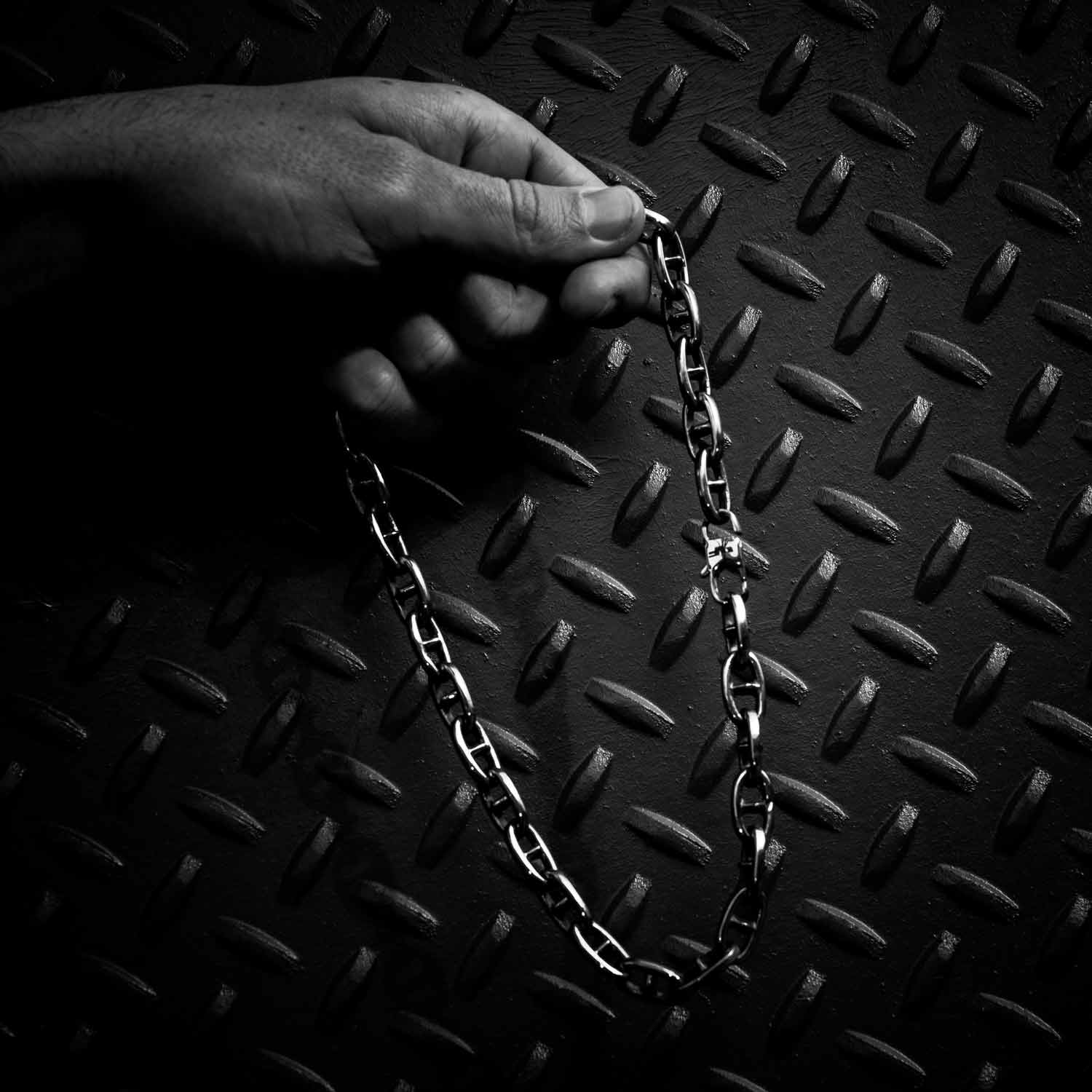 Spiked Anchor Chain Necklace Necklaces Personal Fears Personal Fears Spiked Anchor Chain Necklace | Punk Necklace | Punk Jewelry