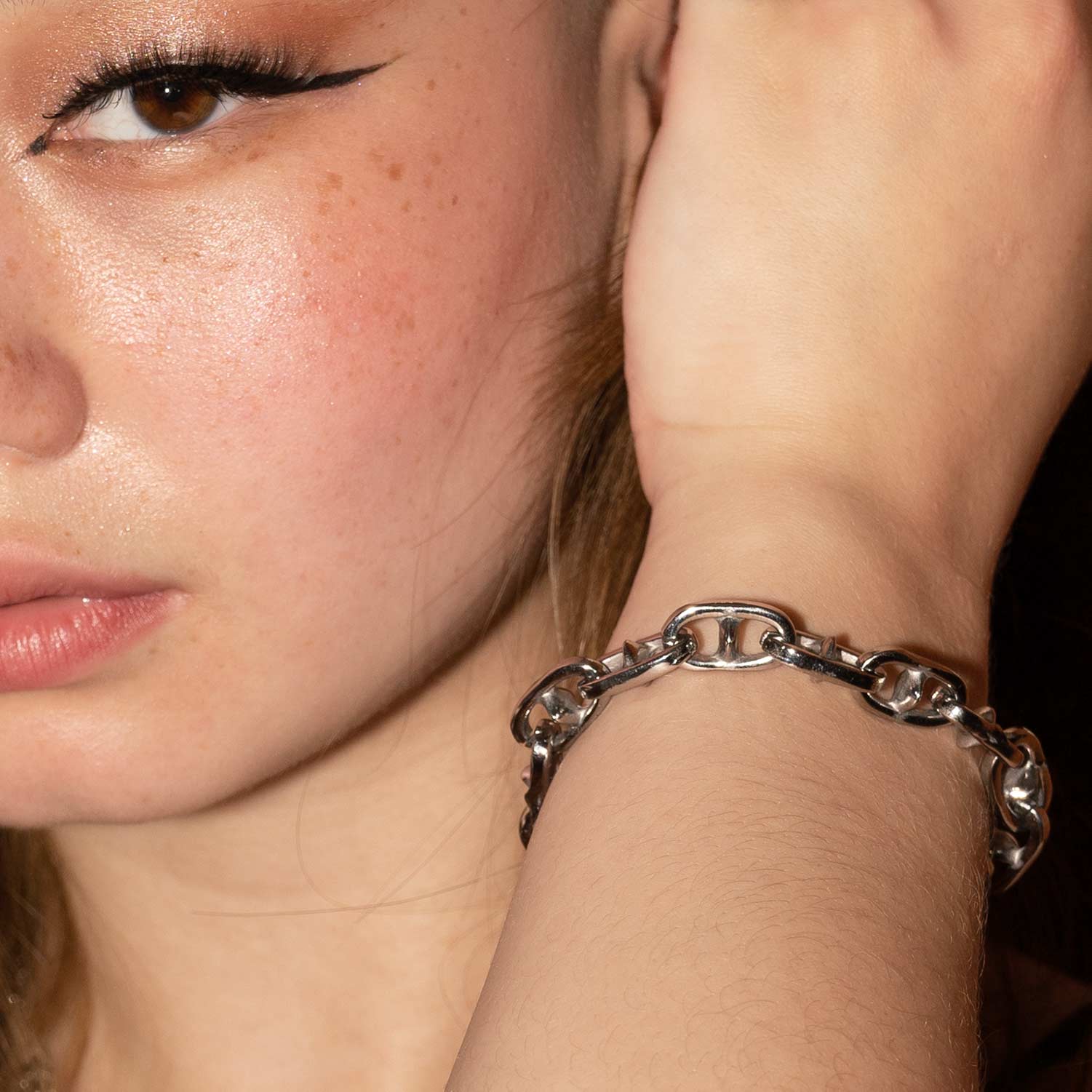 unisex silver bracelet
