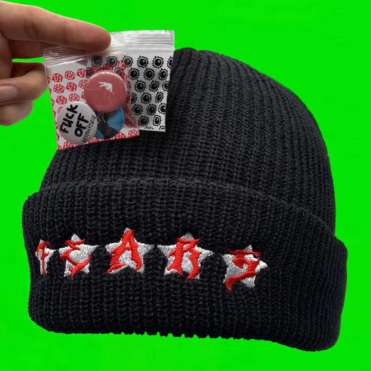 Stars - Embroidered Beanie