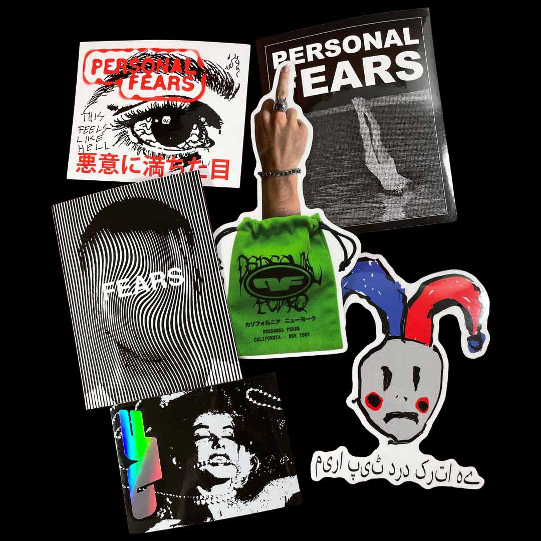 Sticker Pack VI Bumper Stickers Personal Fears Personal Fears Sticker Pack VI