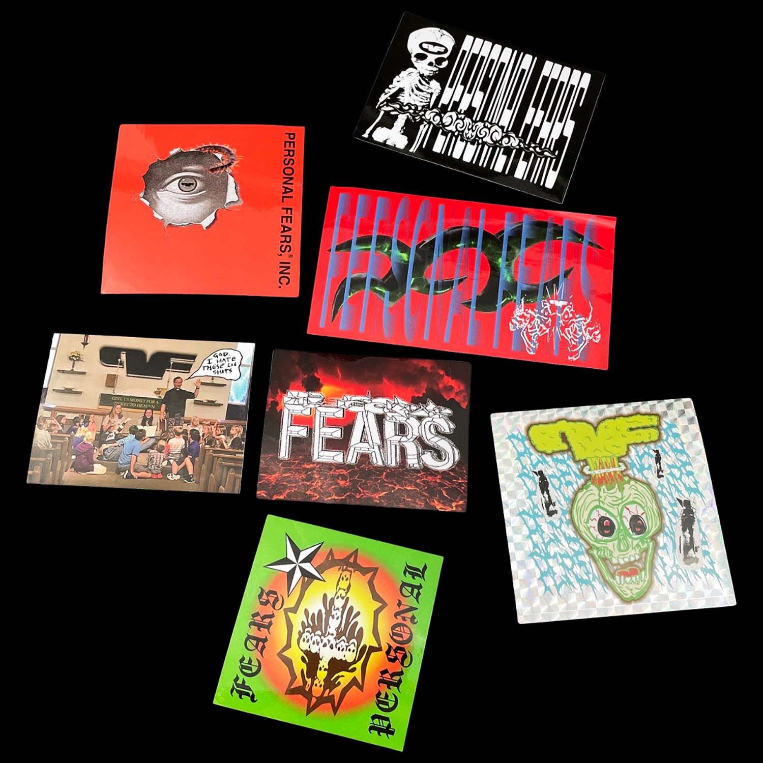 The 7 Stickers Included Sticker Pack VIII
