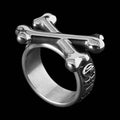 Never Surrender Crossbone Ring - Stainless Steel Rings Personal Fears Personal Fears Never Surrender Ring | Steel Cross Bone Ring | Men's Rings