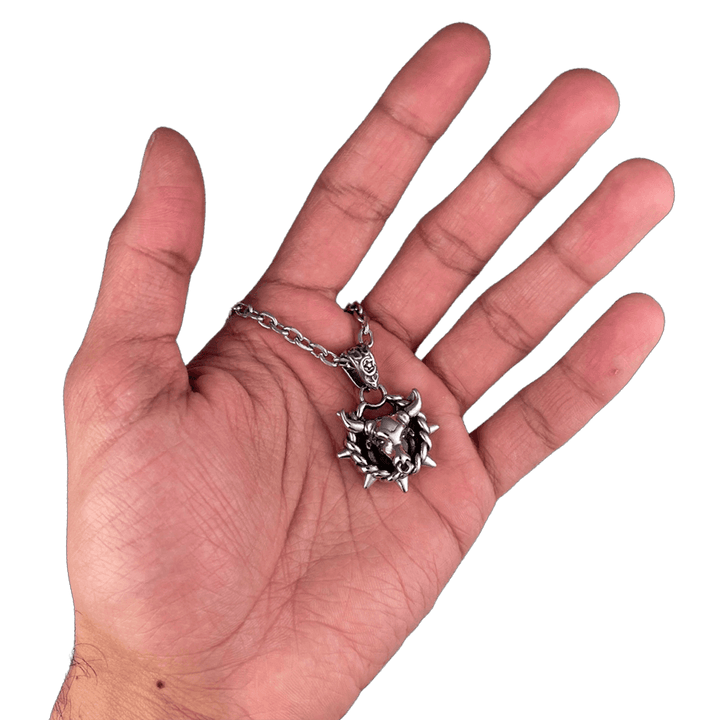 Taurus Necklace Pendant - In Hand - Personal Fears