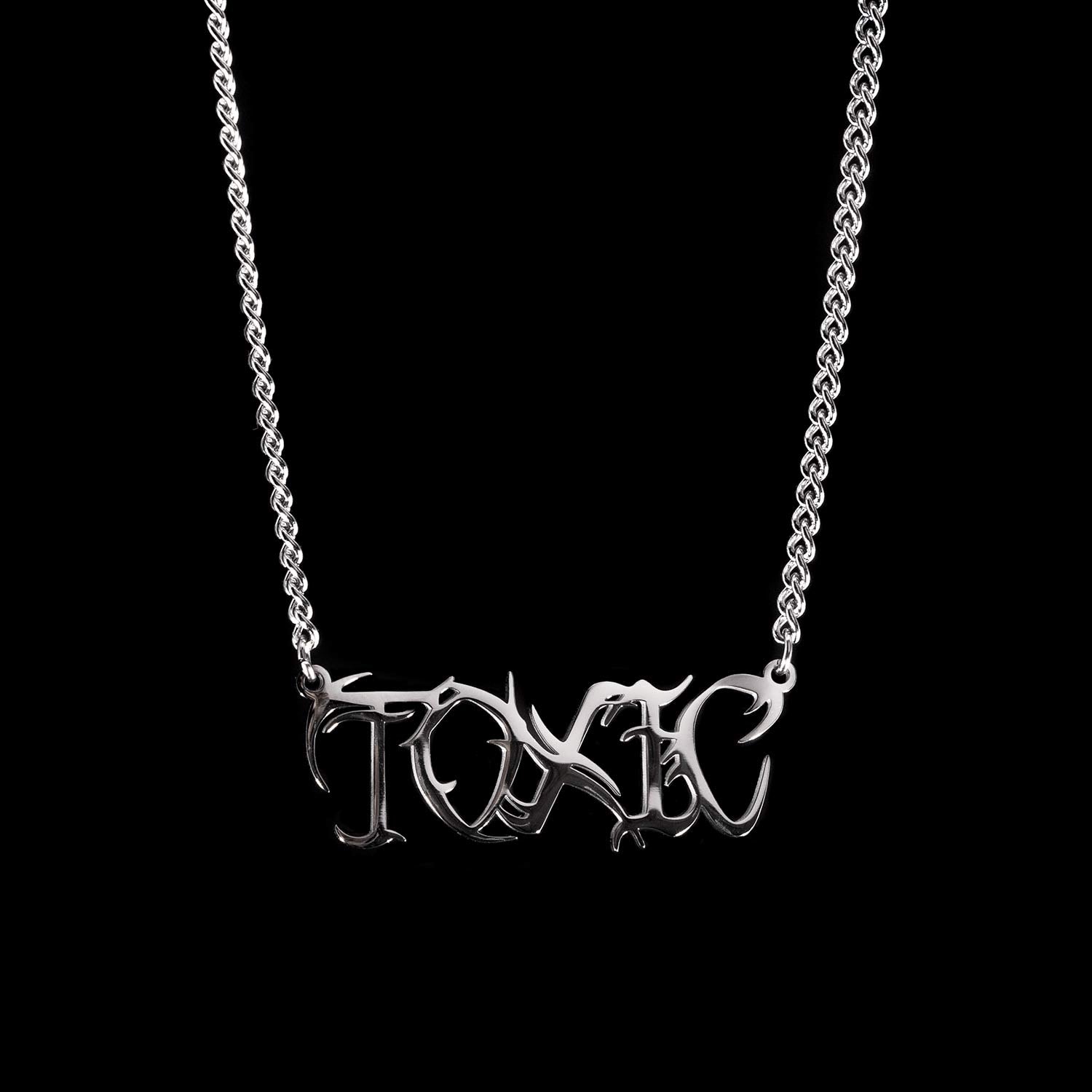 Toxic Chain chain Personal Fears Personal Fears Toxic Chain - Nameplate Chain - Waterproof Stainless Steel