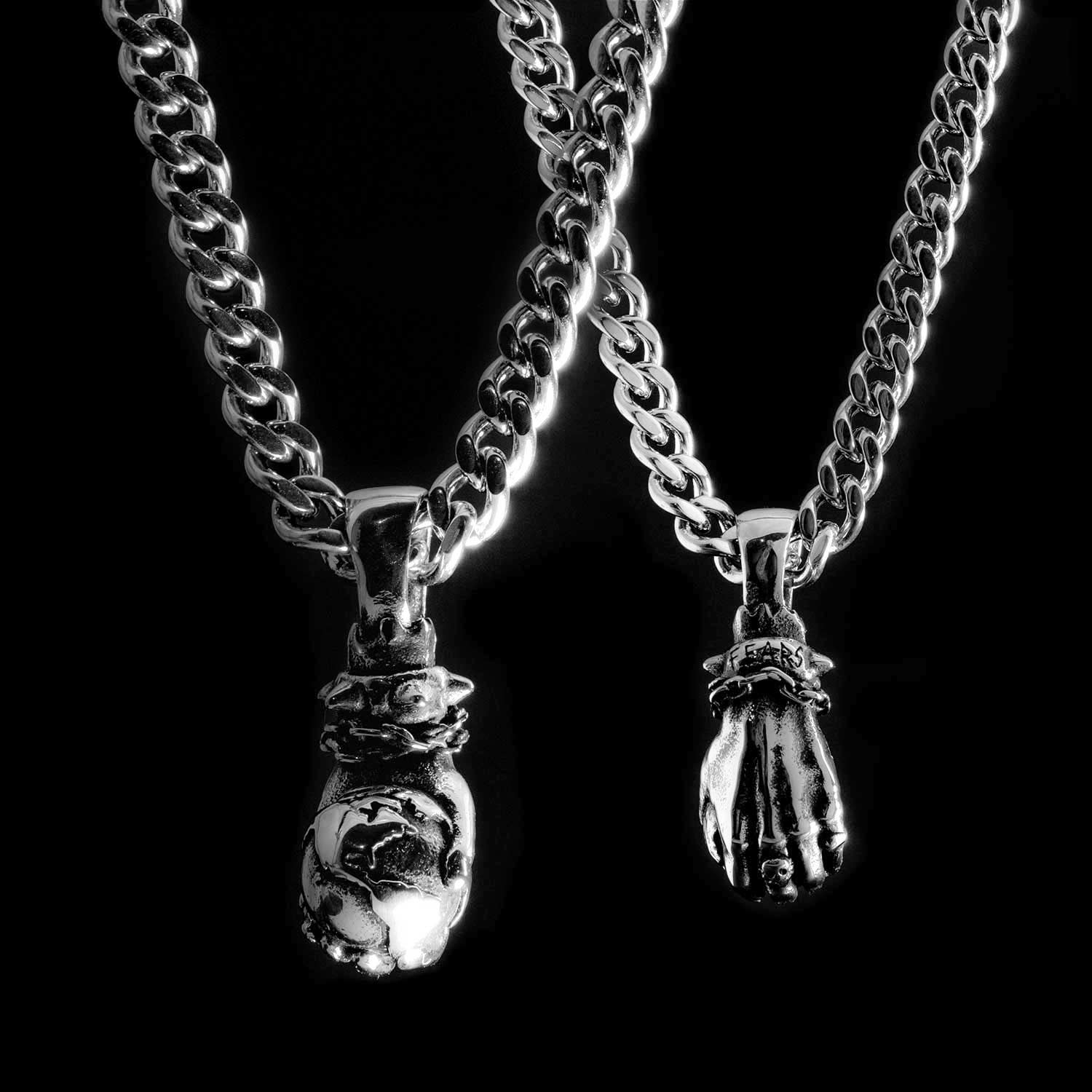 World Domination Chain Necklaces Personal Fears Personal Fears World Domination Chain | 90's jewelry | Y2K jewelry
