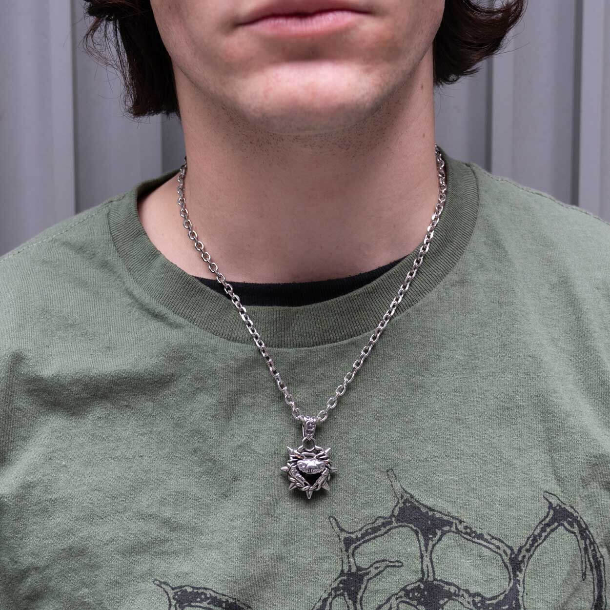 Cancer Necklace Pendant - On Body - Personal Fears